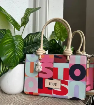 Bolso Tous Bandolera mini Mimic Multi - Beige