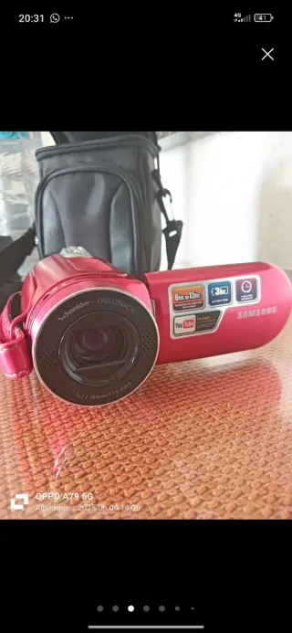 Cámara Samsung Roja - Como Nueva