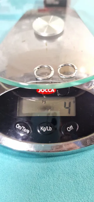 Plata 925 Niñas "Pendientes de Aro" macizos, nuevo