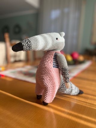 Pupazzo Tamandua Monty uncinetto