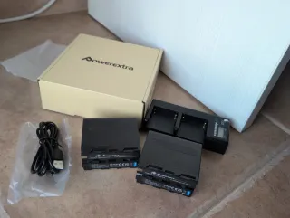 PowerExtra Baterías NP-F970 Doble Cargador