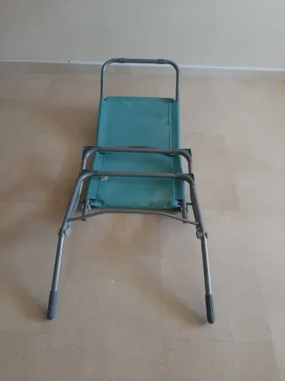 2 Hamacas Plegables Tela y Metal