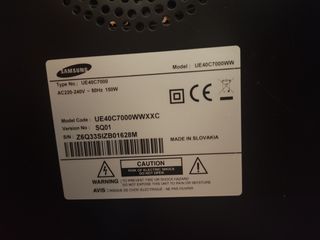 Samsung UE40C7000WW (Para piezas)