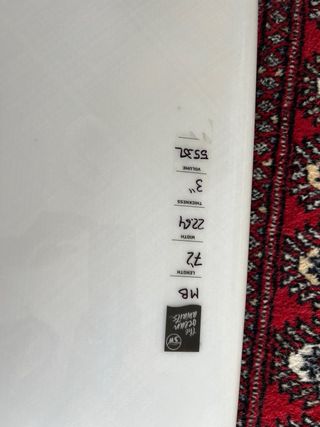 Tabla de surf Manual Dark 6.10