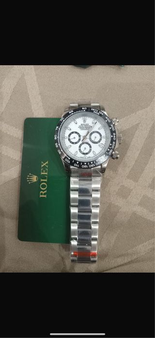 Reloj Seiko Mod Daytona Panda Plata Blanco