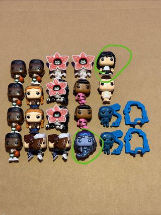 2 Mini Figuras Funko Pop Stranger Things