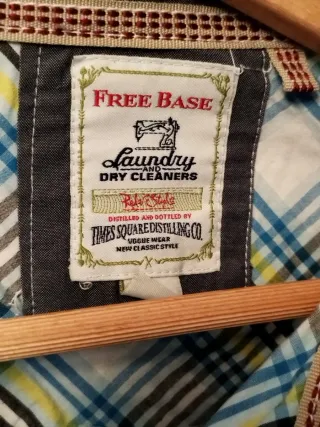 Camisa a cuadros Free Base Talla L Algodon