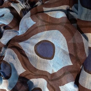 Foulard Inbamboo in bambù fantasia blu