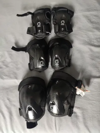 Protecciones rodilleras coderas muñecas XXS