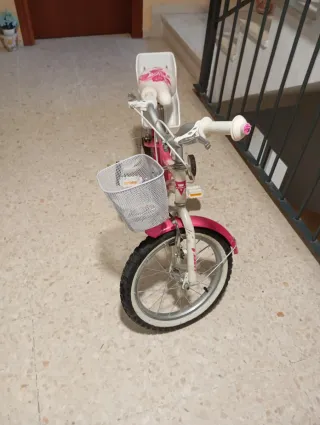 Bicicleta niña rosa