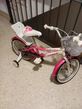 Bicicleta niña rosa