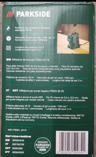 Afilador de brocas Parkside 95W