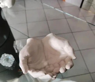 Porta oggetti mani ceramica