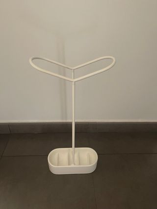 Paragüero moderno blanco