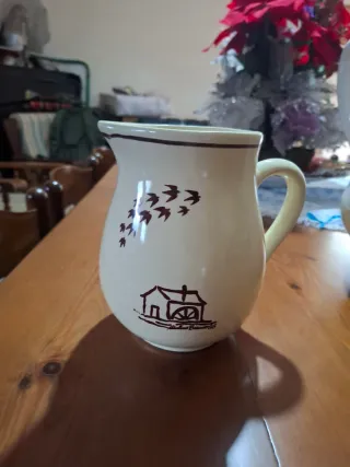 Brocca Caraffa Mulino Bianco 1986 Ceramica