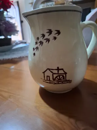 Brocca Caraffa Mulino Bianco 1986 Ceramica