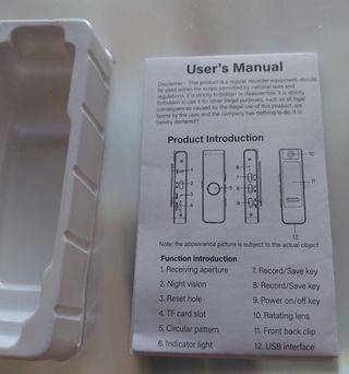 Registratore Video Portatile A9