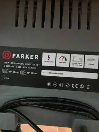 sierra de corte Parker