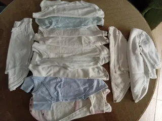 Lote Ropa Bebé Niña Rosa y Blanca