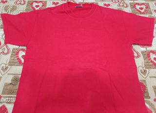 Maglietta Hanes Rossa Uomo Taglia M