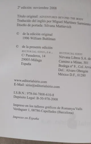 Aventuras fuera del cuerpo