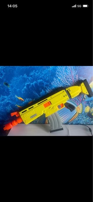 Pistola Giocattolo Fortnite Gialla