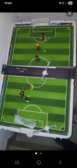 Futbolín Playmobil