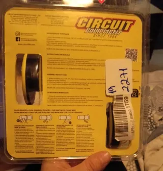 Puños Manillar Circuit Negro/Amarillo