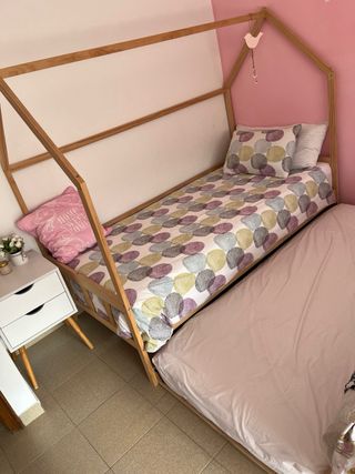 Cama Montessori con Cama Extraíble