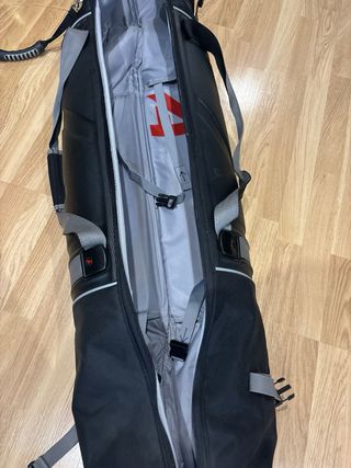 Borsa da sci con ruote nero