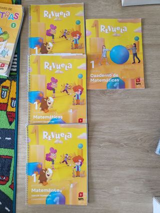 Matemáticas. 1 Primaria. Trimestres Revuela. Co...