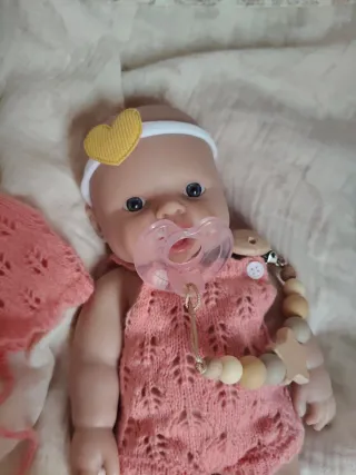Muñeca Bebé de Silicona Completa