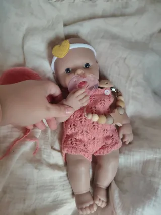 Muñeca Bebé de Silicona Completa