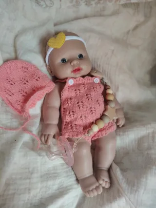 Muñeca Bebé de Silicona Completa