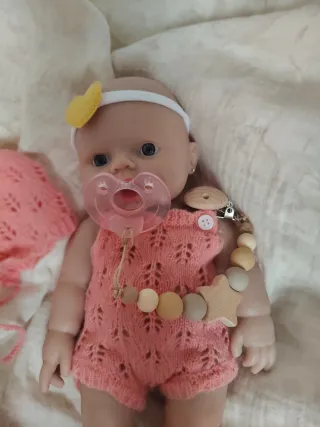 Muñeca Bebé de Silicona Completa