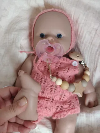 Muñeca Bebé de Silicona Completa