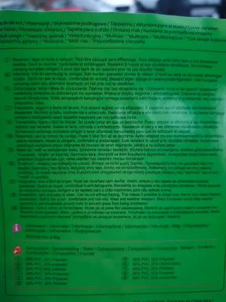 Alfombra Suelo Camping/Terraza Carrefour