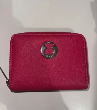 Cartera Tous Rosa Cremallera