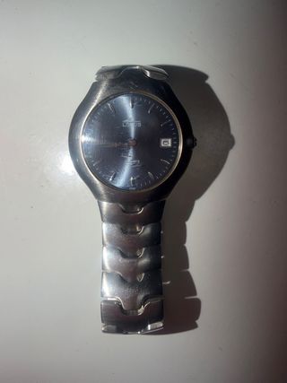 Reloj Lotus Negro y Plateado