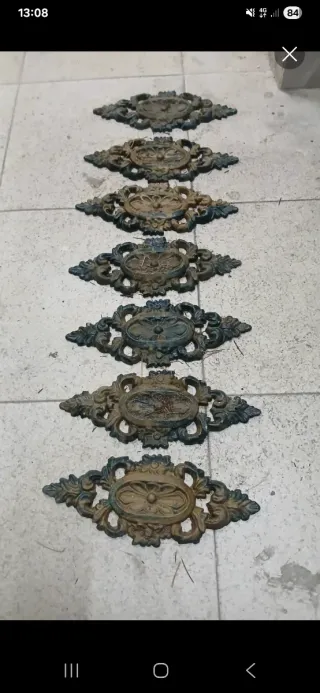 Adornos de hierro para puertas