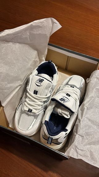 Zapatillas New Balance 530 Plata/Blanco