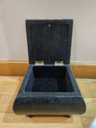 Joyero con diseño de cebra