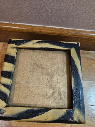 Joyero con diseño de cebra