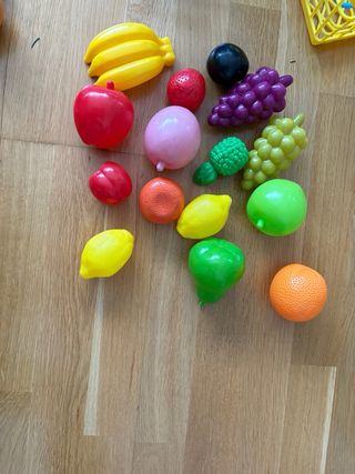 Set de Frutas y Verduras de Juguete