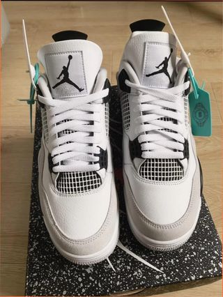 Jordan 4 Cemento Blanco Talla 42