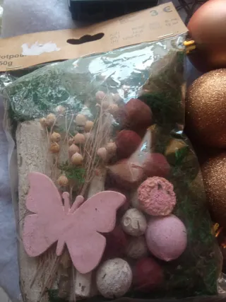 Lote adornos navideños