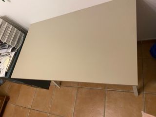 Escritorio IKEA Trotten Beige/Blanco