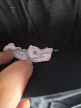 Pantalón de lino negro