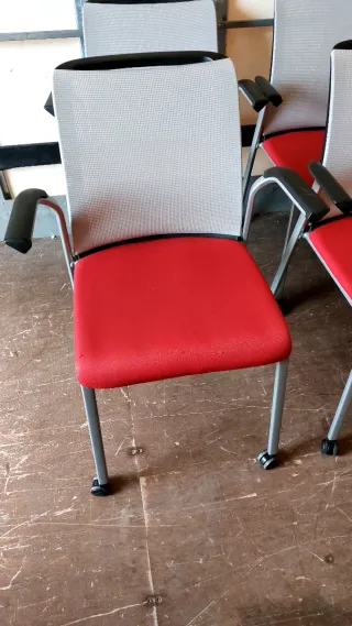 Sedie da ufficio impilabili (6 unità)