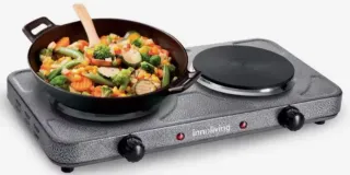 Plancha eléctrica doble InnoLiving
